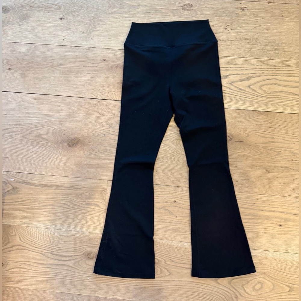Addison Bay Kick Flare Leggings. Black. Size small. Well cared for.